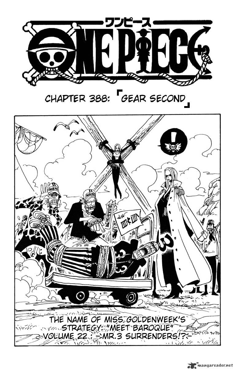 One Piece Chapter 388 : Gear Second - Picture 1