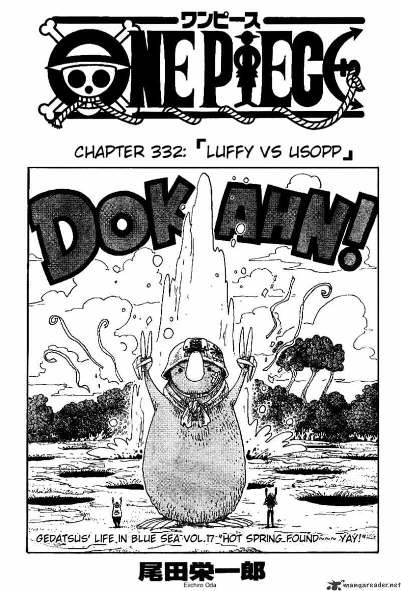 One Piece Chapter 332 : Luffy Vs Usopp - Picture 1