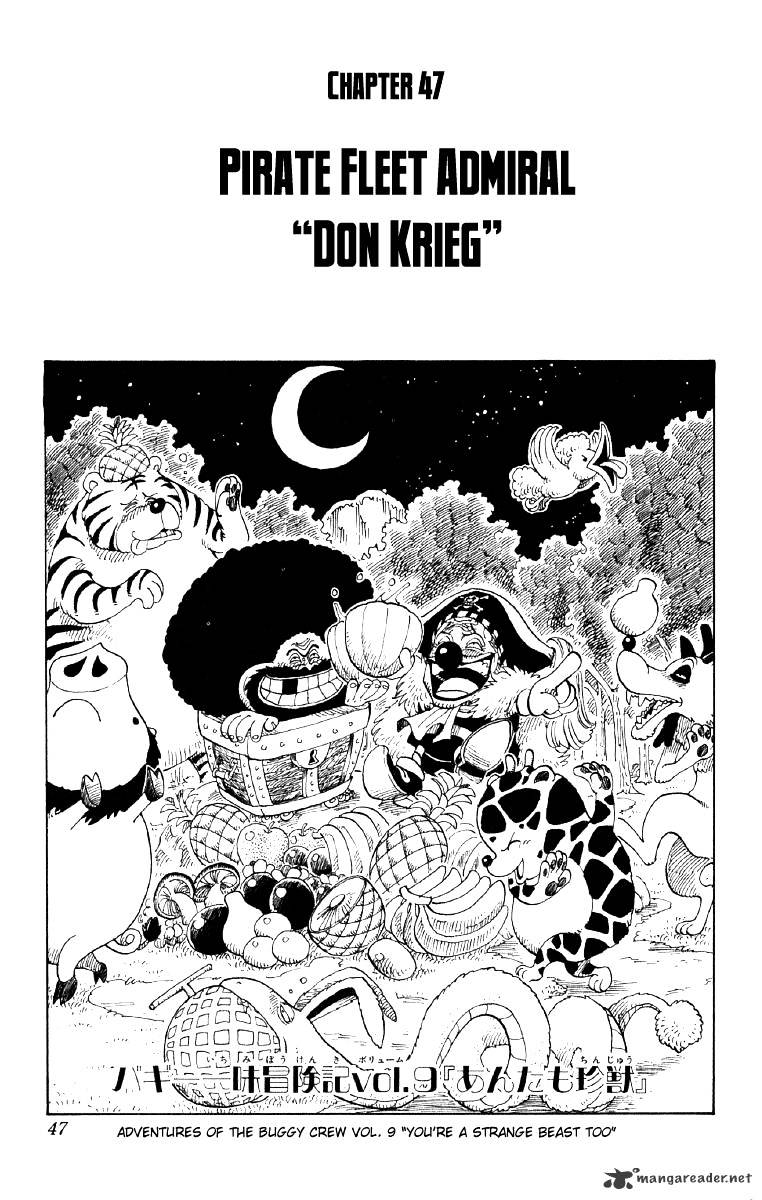 One Piece Chapter 47 : Don Creek Pirate Major - Picture 1