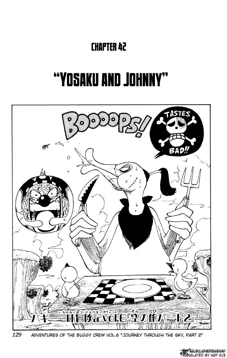 One Piece Chapter 42 : Yosaku And Joni - Picture 1