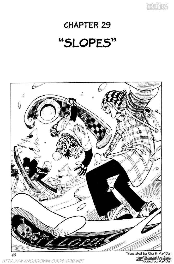 One Piece Chapter 29 : The Slope - Picture 1