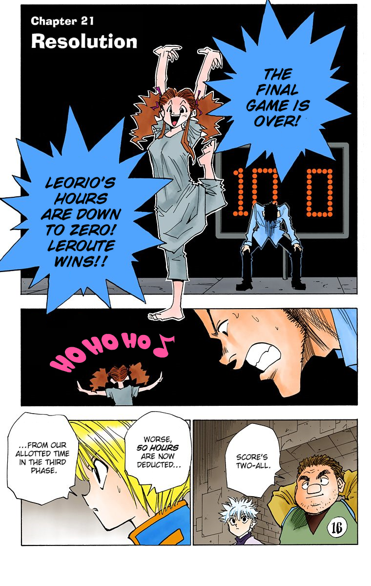 Hunter X Hunter Full Color Vol.3 Chapter 21: Resolution - Picture 1