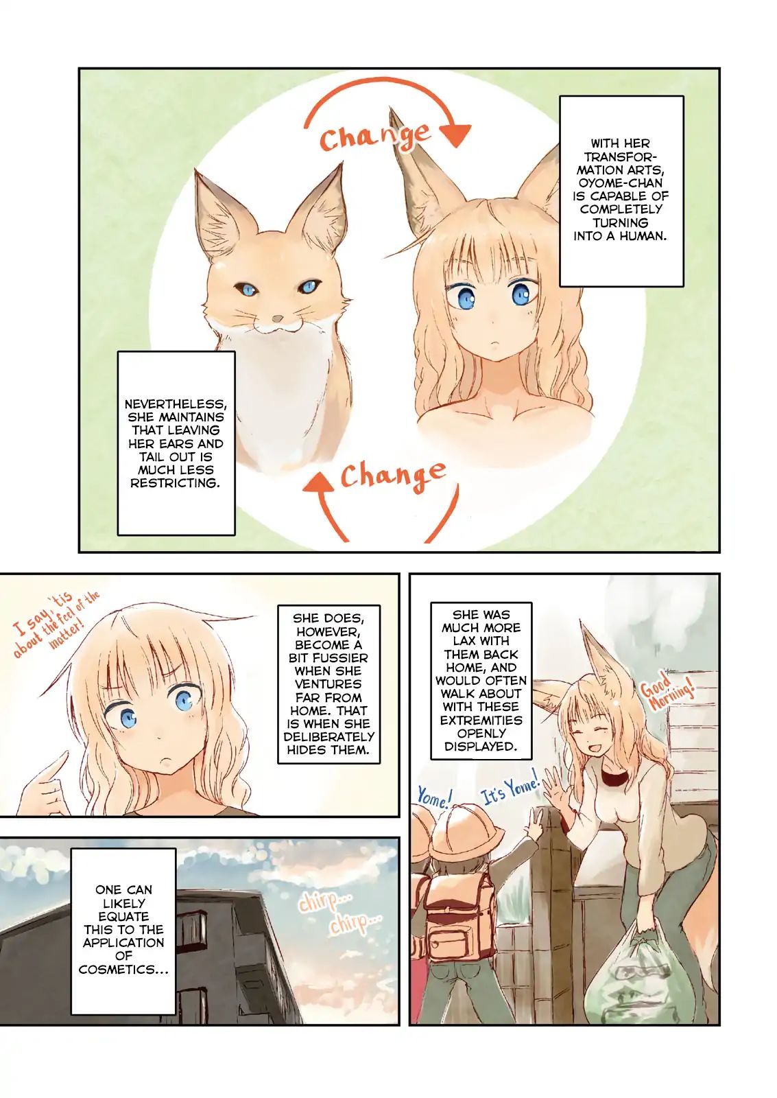 Kitsune No Oyome-Chan Vol.1 Chapter 3: When I Called My Kitsune Wife To Work - Picture 1