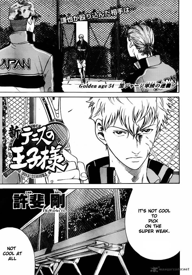 New Prince Of Tennis Chapter 54 : Couterattack Of The Black Jersey Brigade - Picture 1