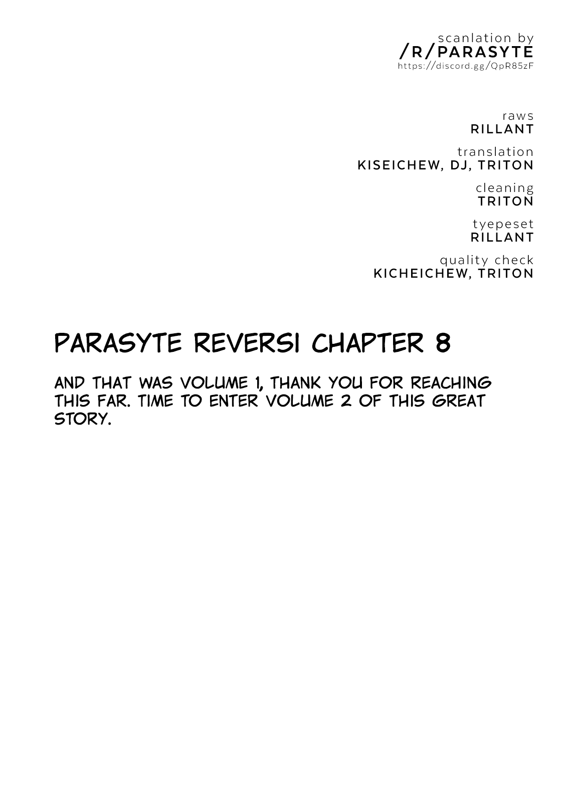 Parasyte Reversi - Page 1