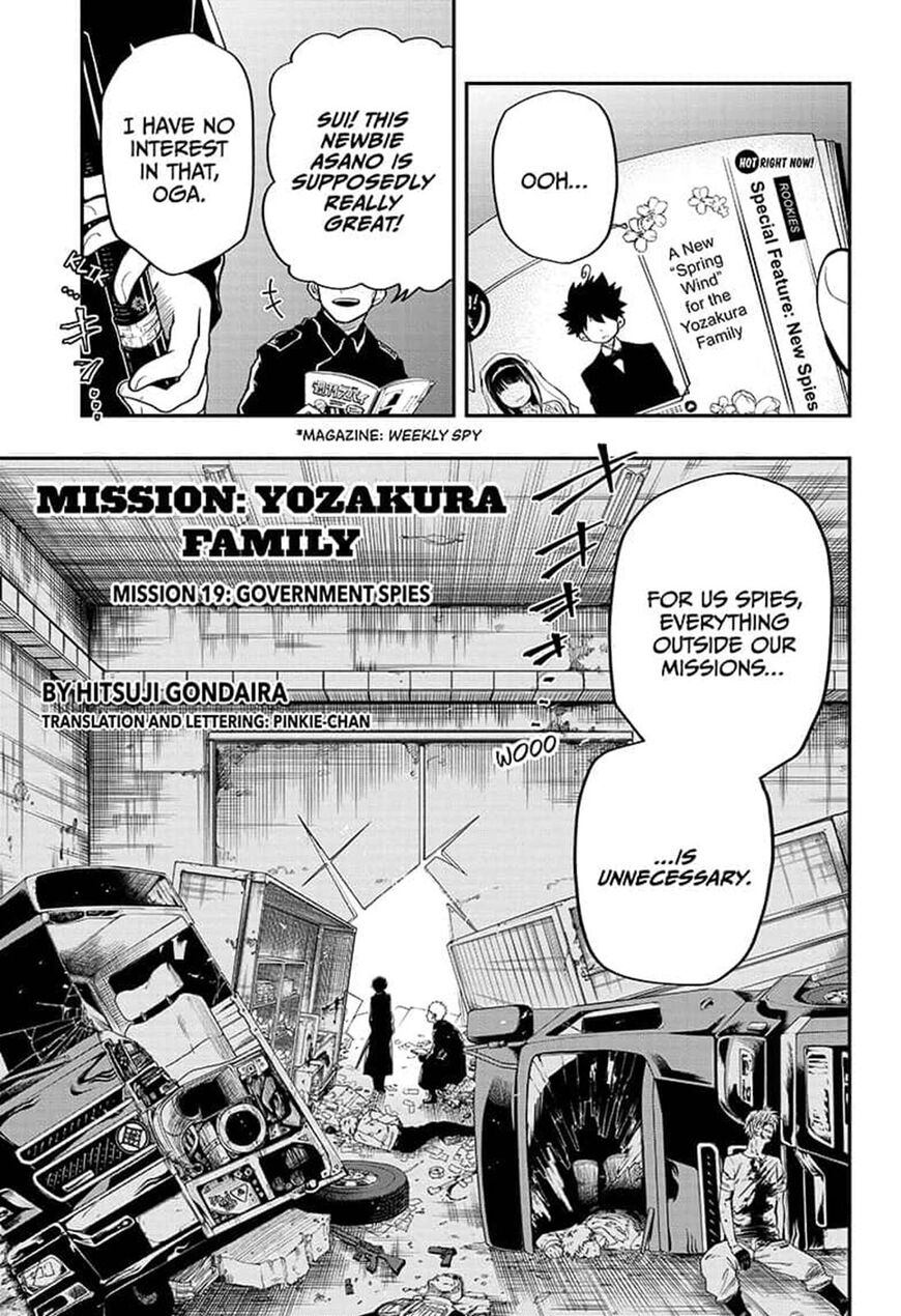 Mission: Yozakura Family Chapter 19 - Picture 1