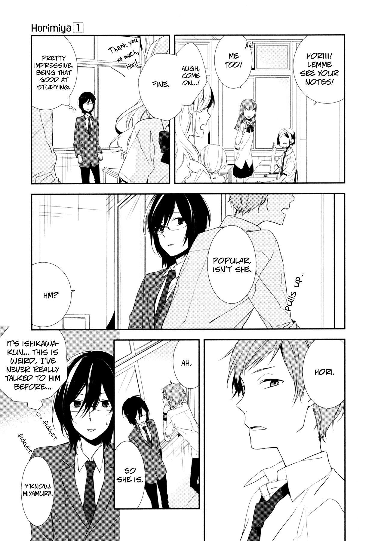 Horimiya Chapter 3 : Page 3 - Picture 3
