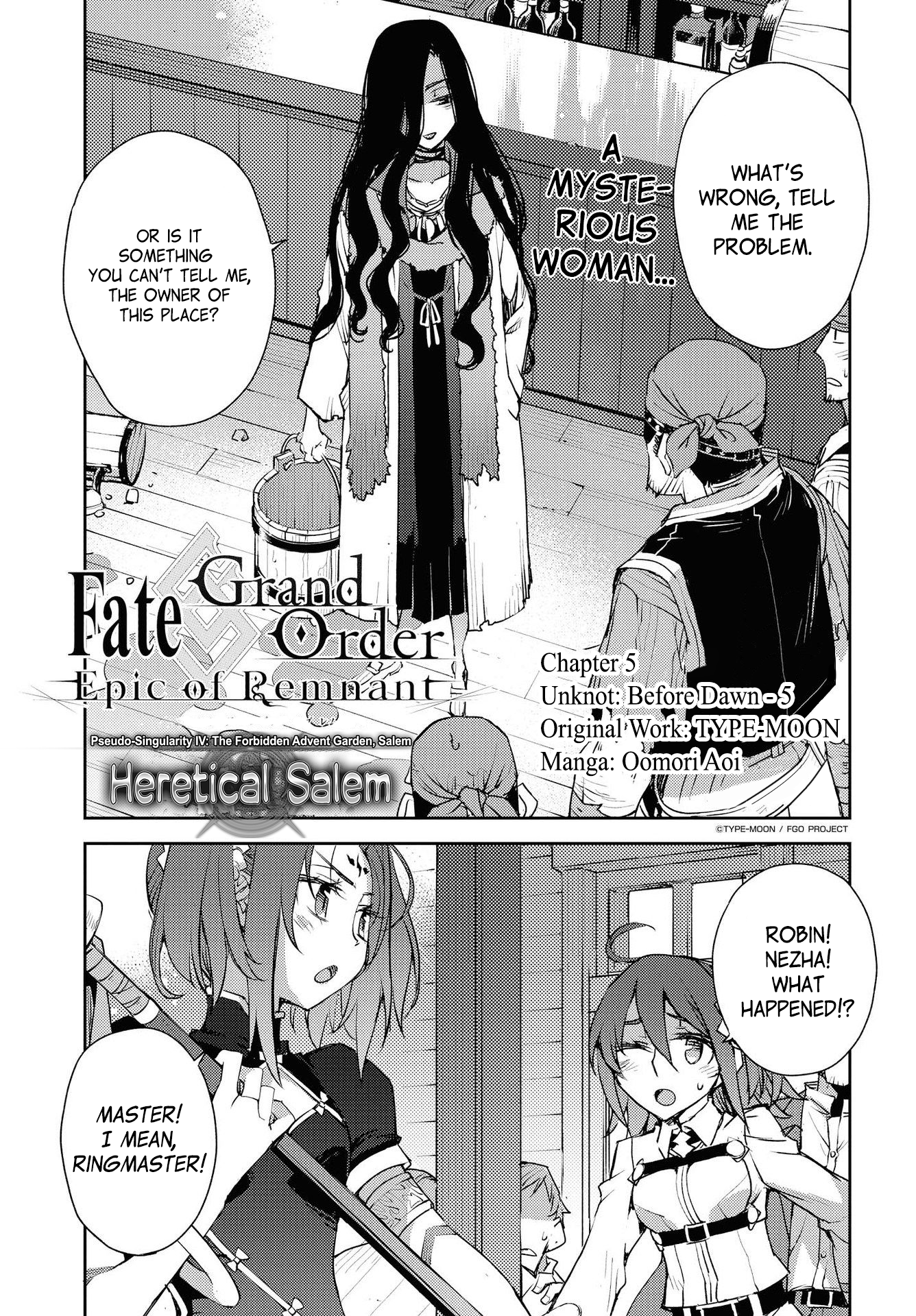 Fate/grand Order: Epic Of Remnant: Pseudo-Singularity Iv: The Forbidden Advent Garden, Salem - Heretical Salem Chapter 6: Unknot: Before Dawn 5 - Picture 1