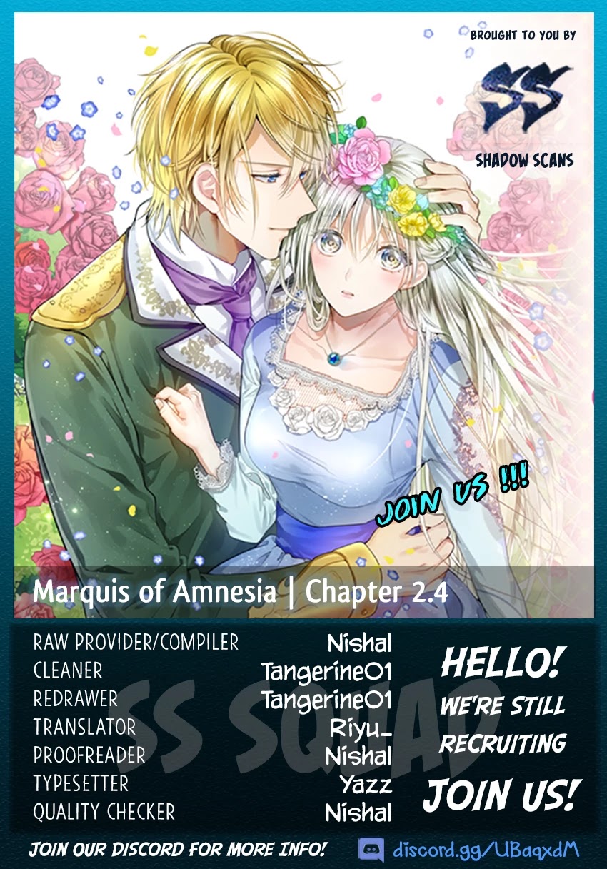Marquis Of Amnesia Chapter 2.4: Blind Love - Picture 1