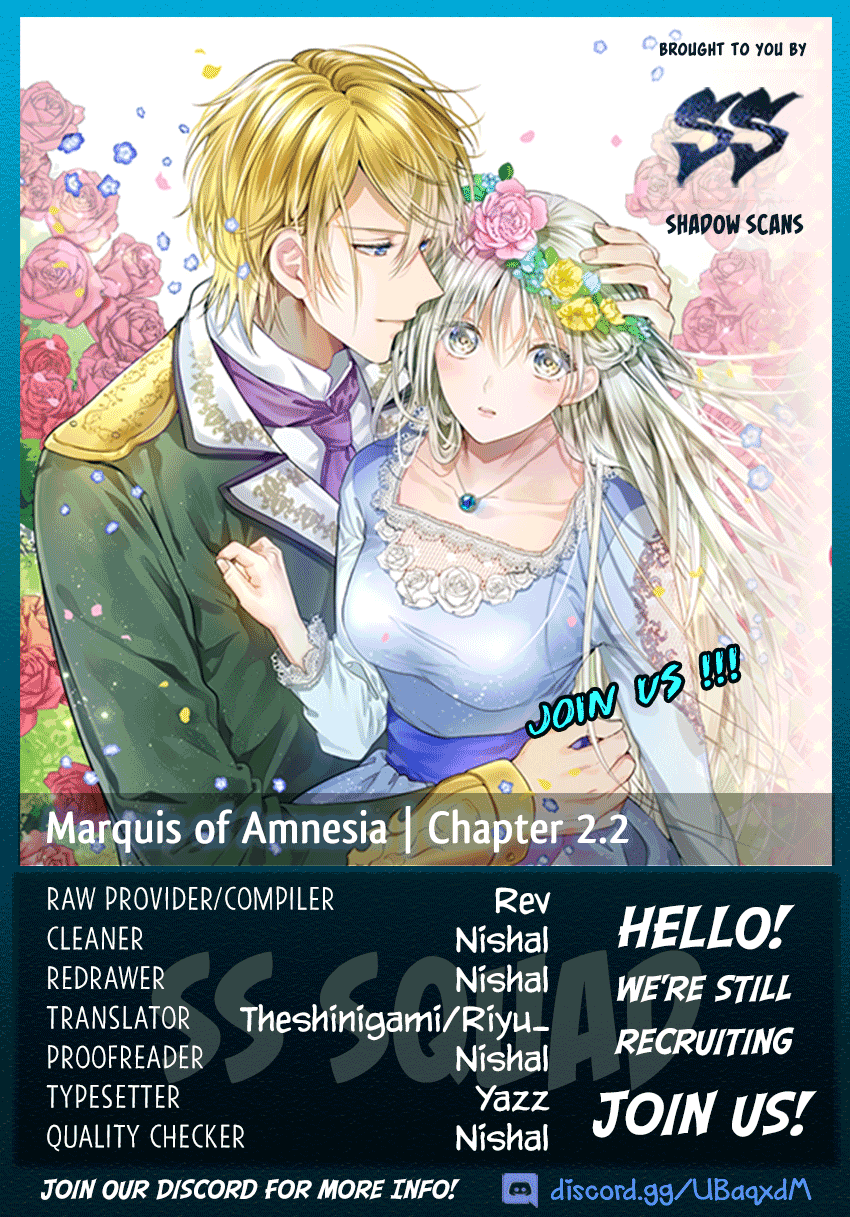 Marquis Of Amnesia Chapter 2.2: Blind Love - Picture 1