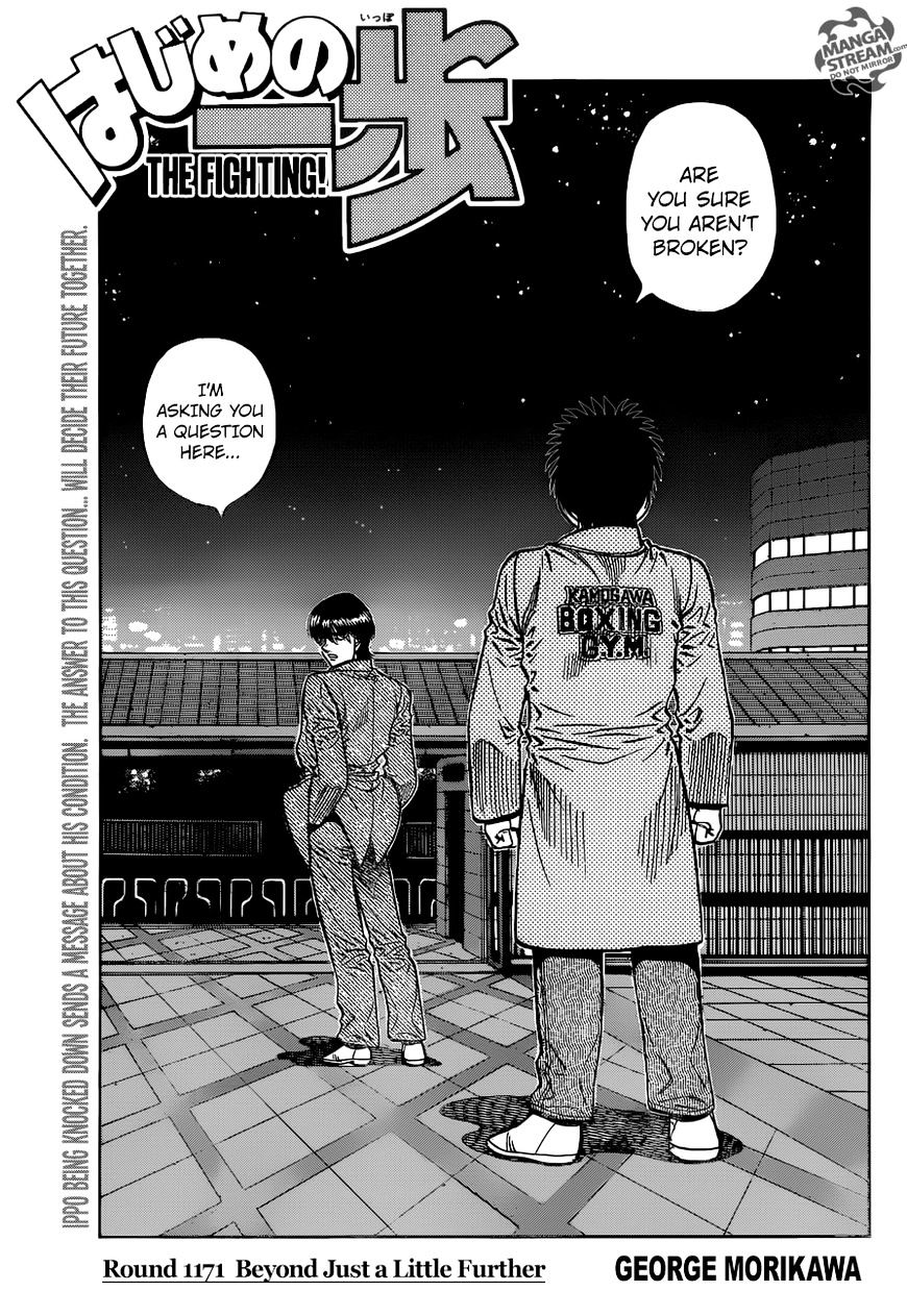 Hajime No Ippo Chapter 1171 : Beyond Just A Little Further - Picture 1