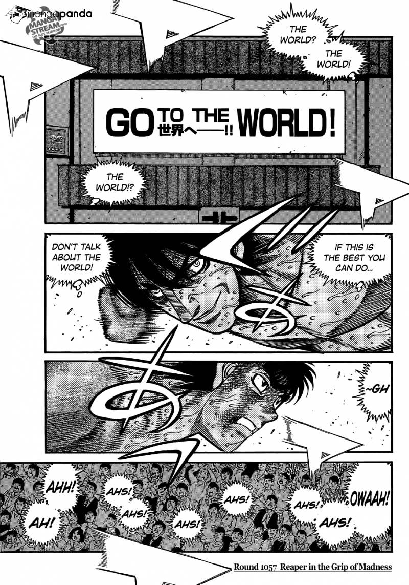 Hajime No Ippo Chapter 1057 : Reaper In The Grip Of Madness - Picture 1