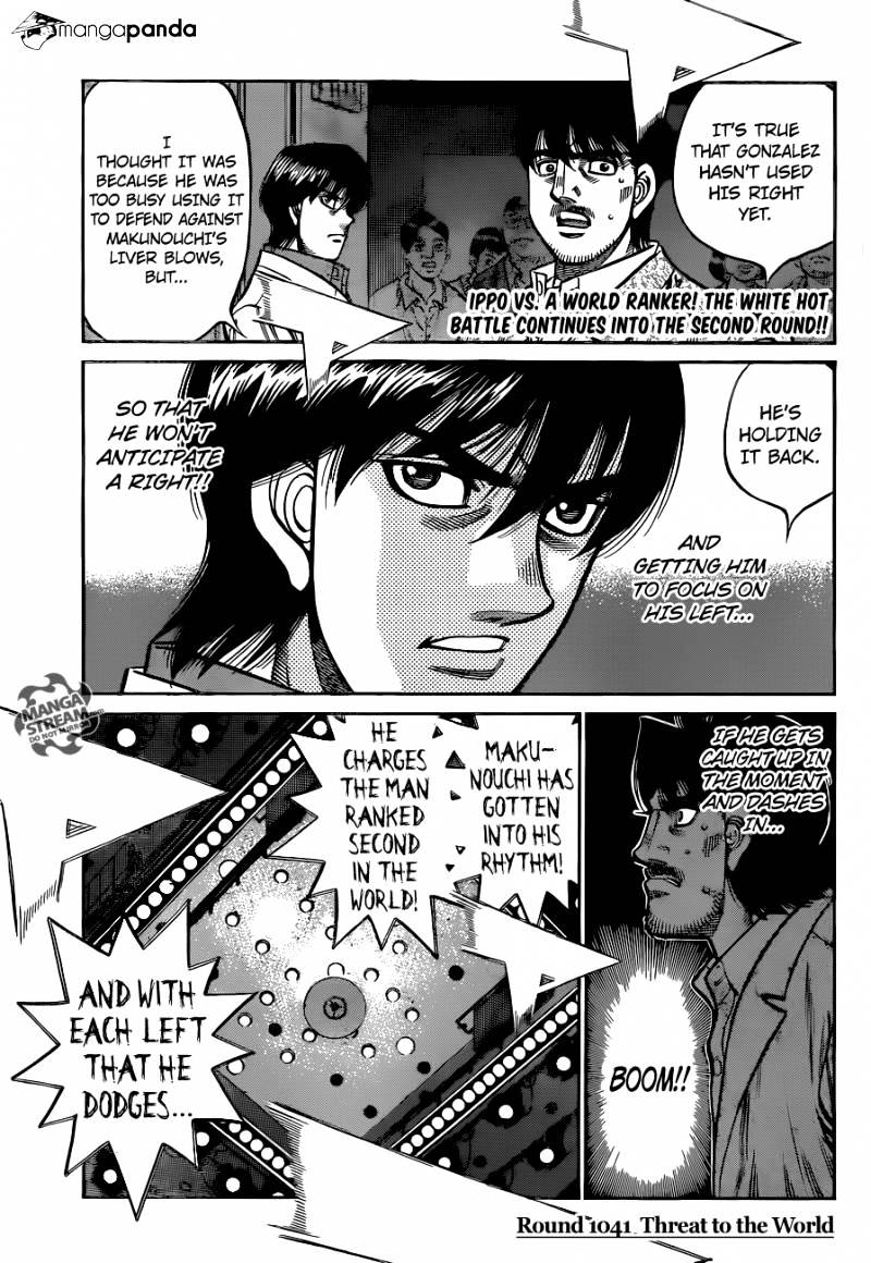 Hajime No Ippo Chapter 1041 : Threat To The World - Picture 1