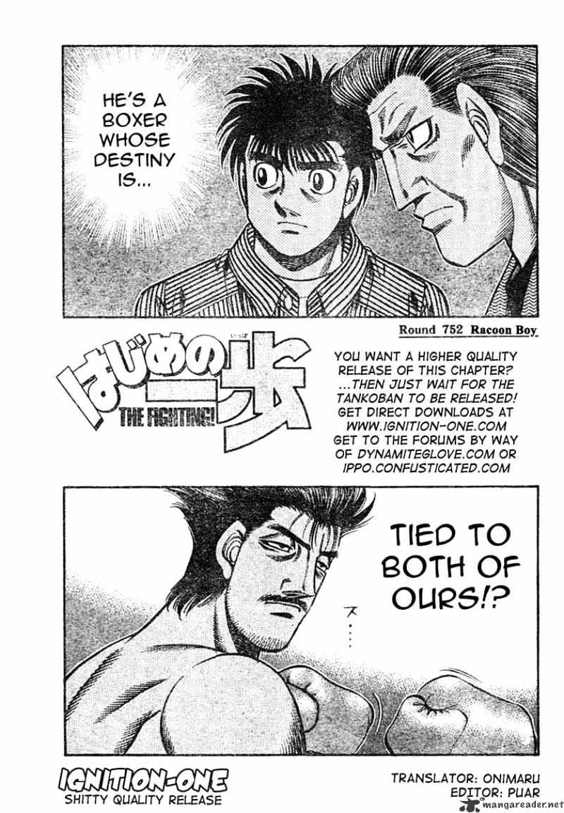 Hajime No Ippo Chapter 752 - Picture 1