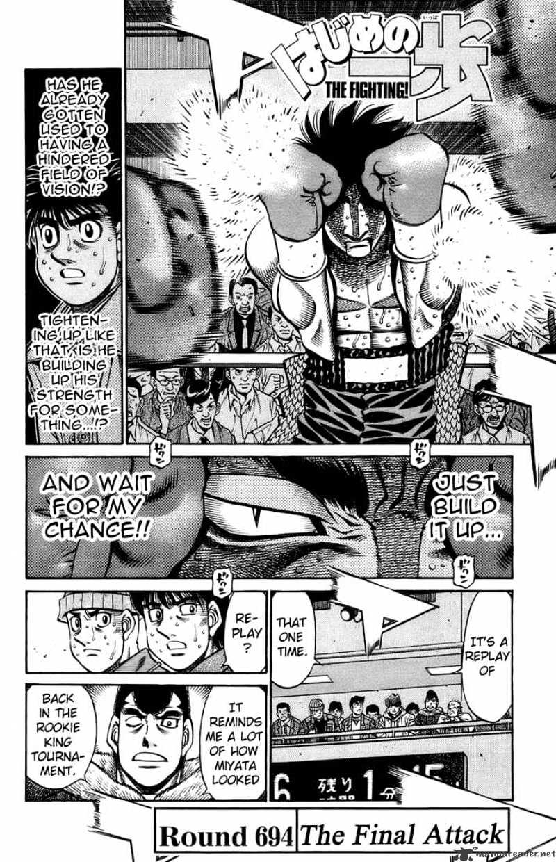 Hajime No Ippo Chapter 694 - Picture 2