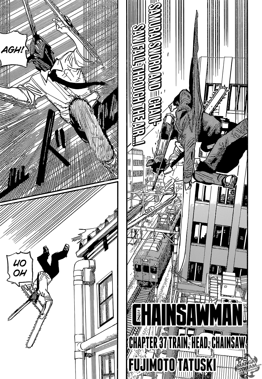 Chainsaw Man Chapter 37: Train, Head, Chainsaw - Picture 1
