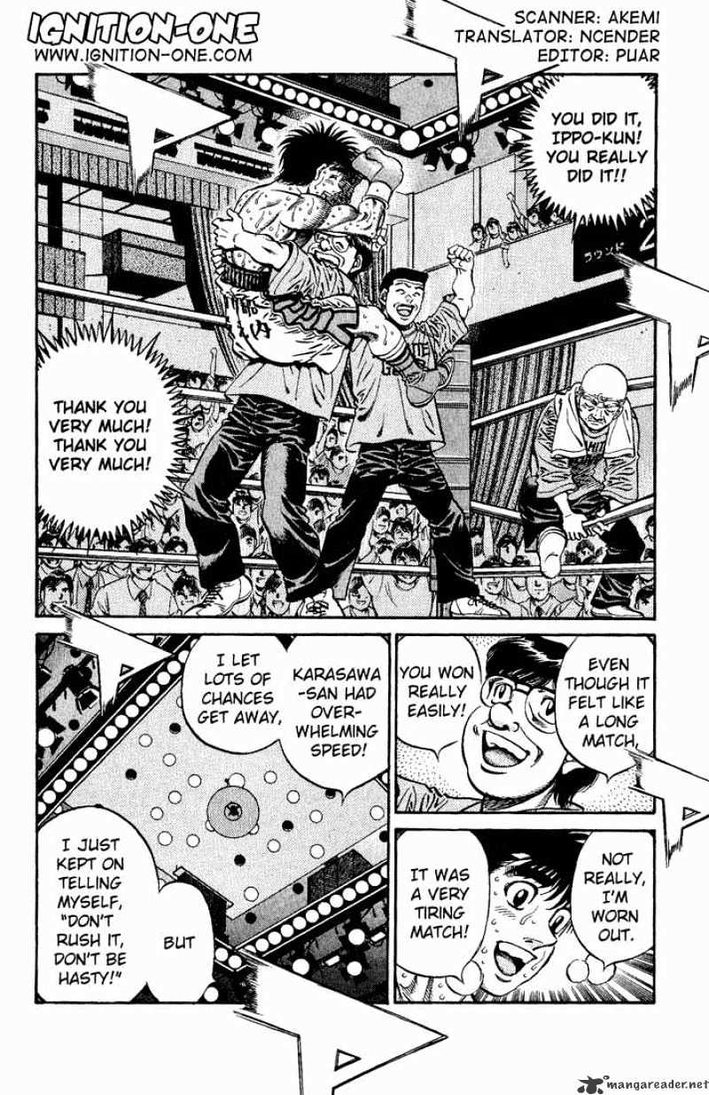 Hajime No Ippo Chapter 591 : The Seal On The Finishing Blow - Picture 2