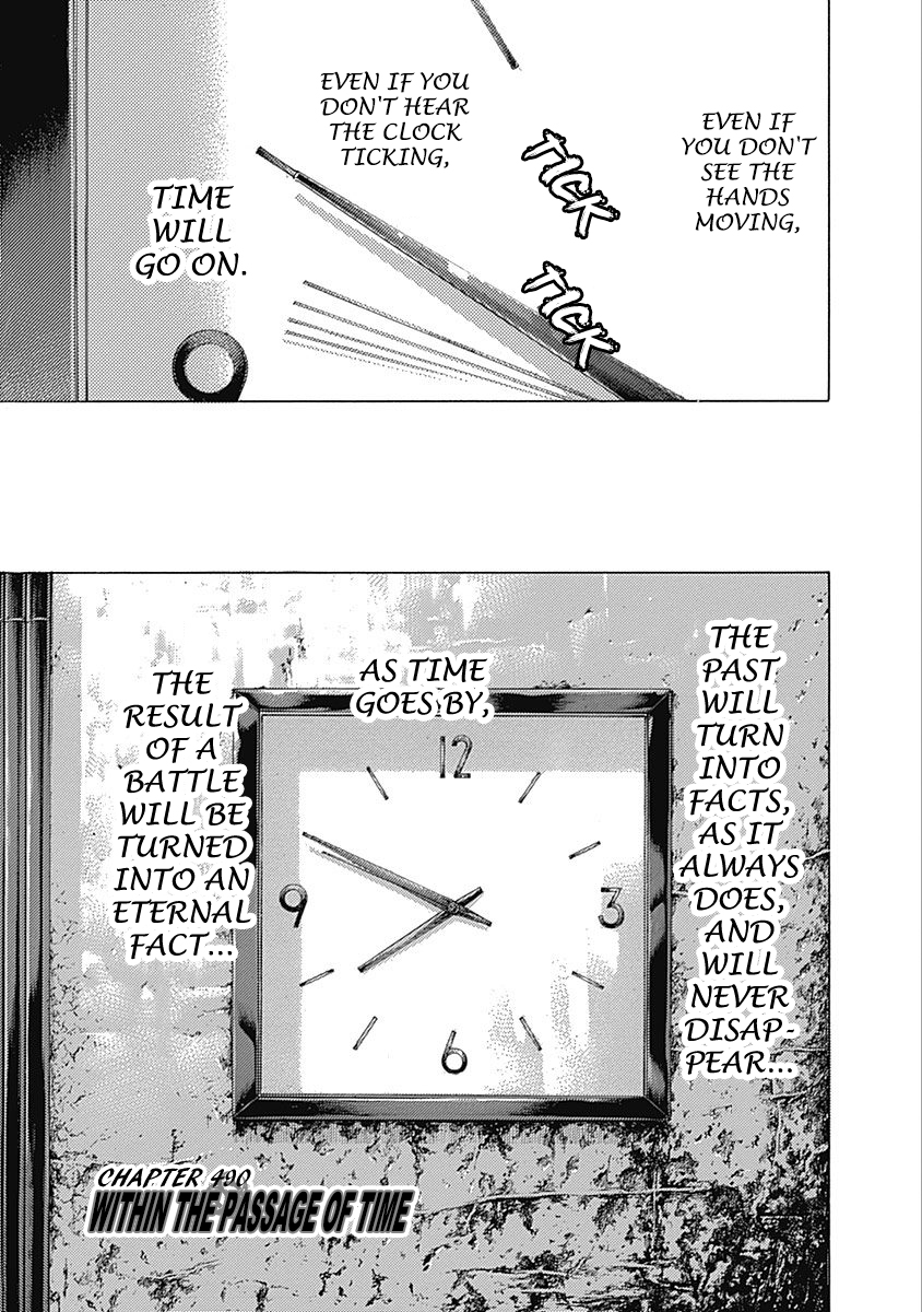 Usogui Chapter 490: Within The Passage Of Time - Picture 1