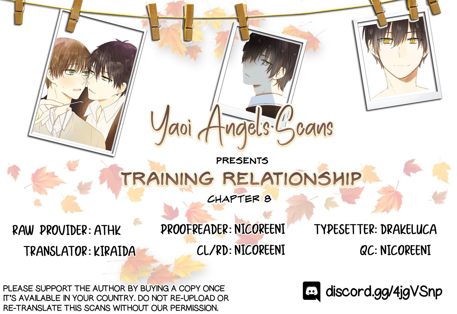 Training Relationship Chapter 8 - Picture 1