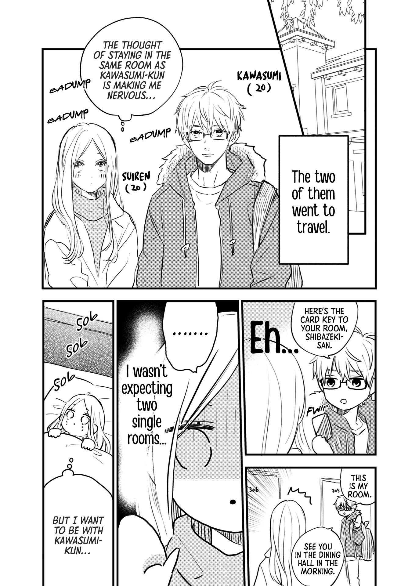 Hibi Chouchou Chapter 76.4: Twitter Extra - The Silent Couple's Sleepover (1) - Picture 2