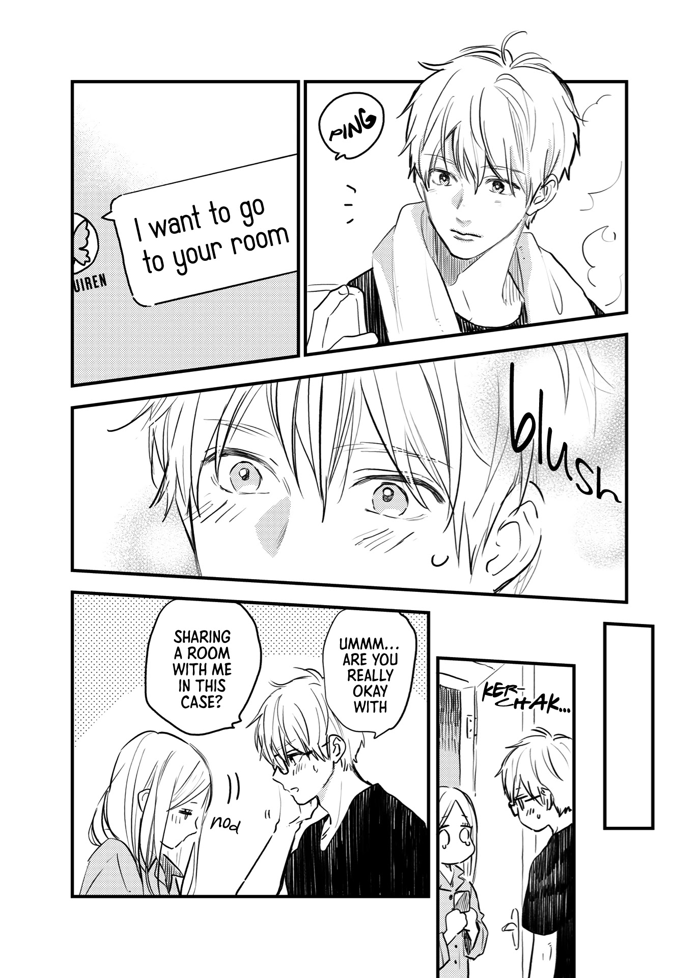 Hibi Chouchou Chapter 76.4: Twitter Extra - The Silent Couple's Sleepover (1) - Picture 3