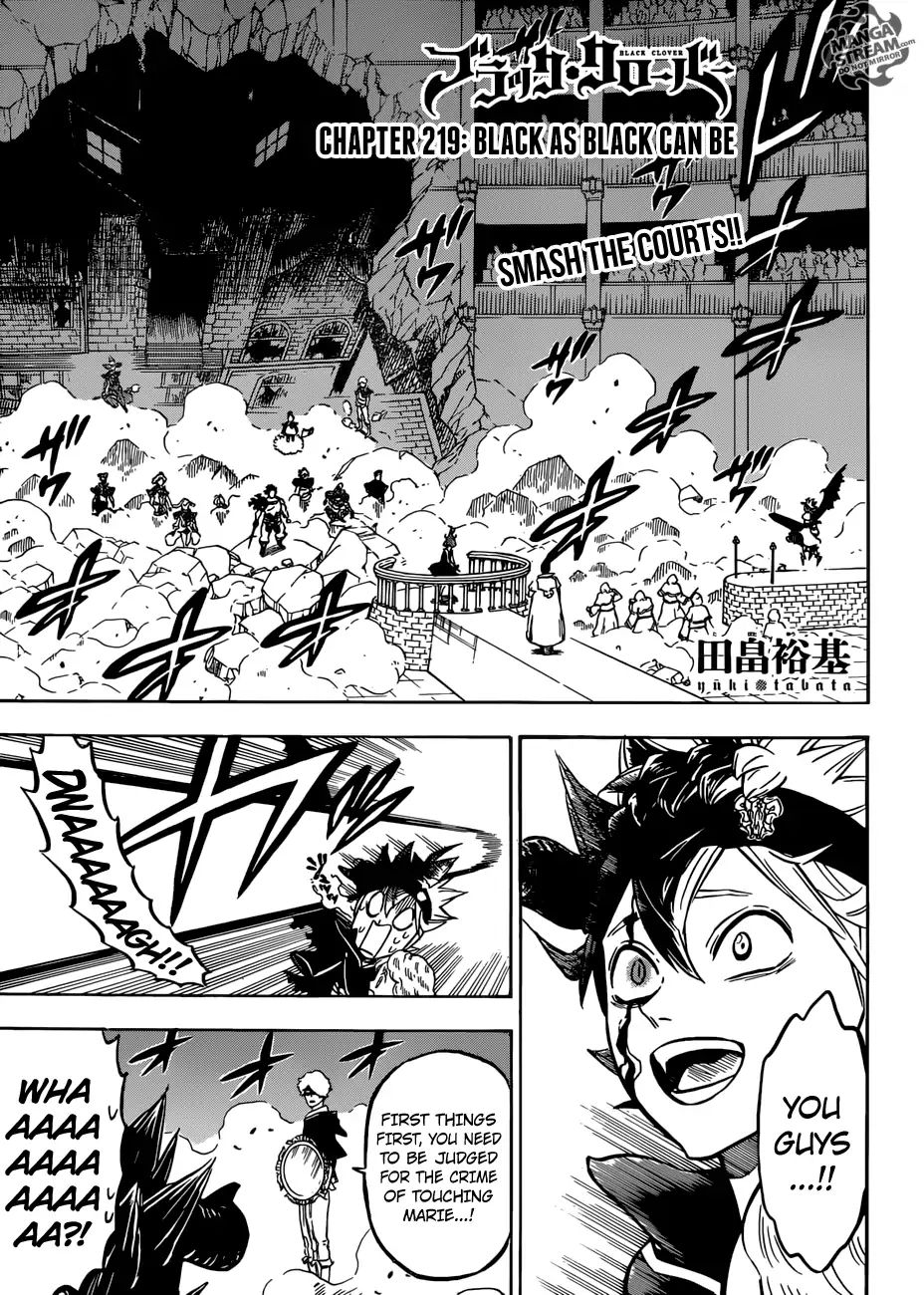 Black Clover Chapter 219: Black As Black Can Be - Picture 1