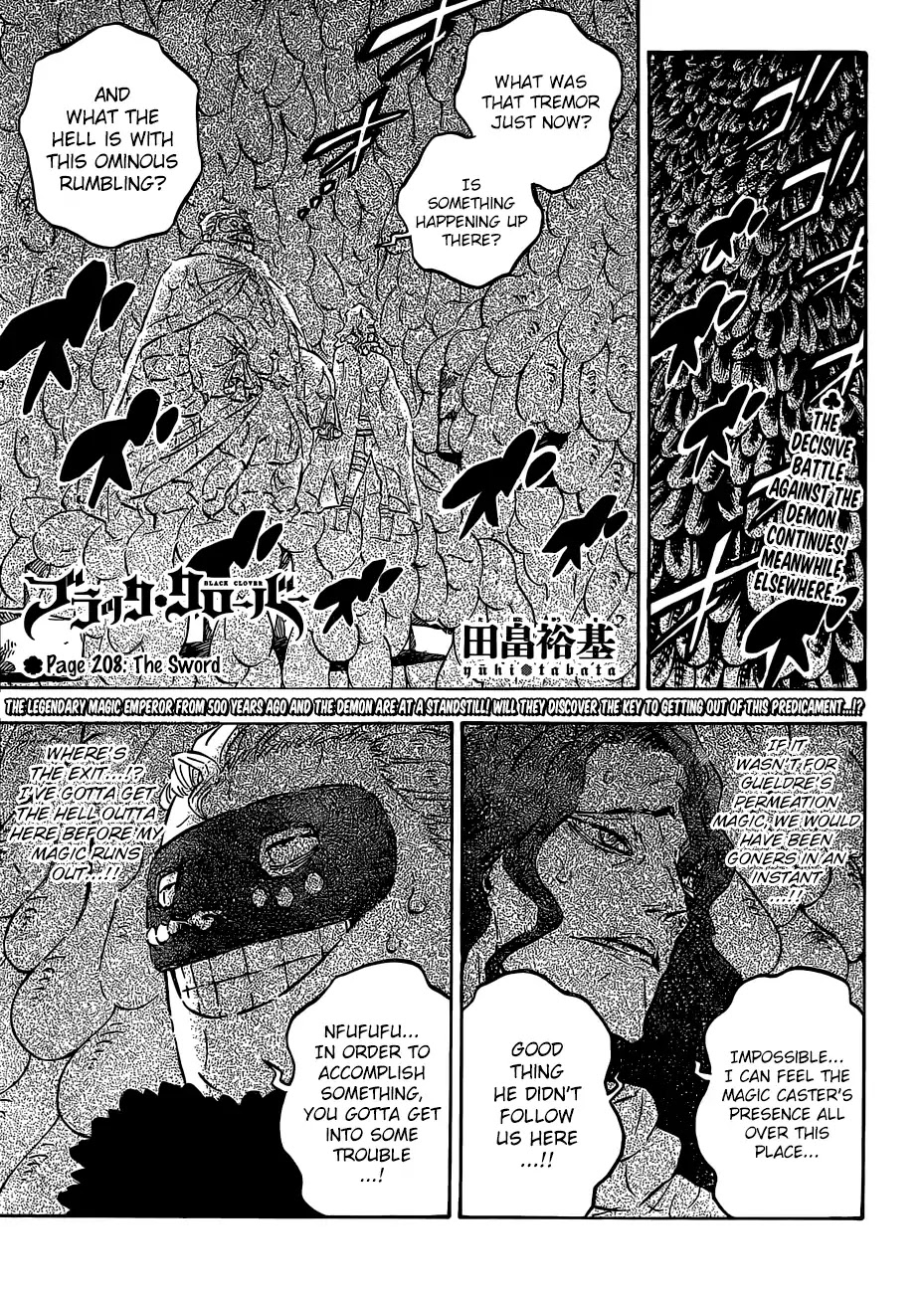 Black Clover Chapter 208: The Sword - Picture 1