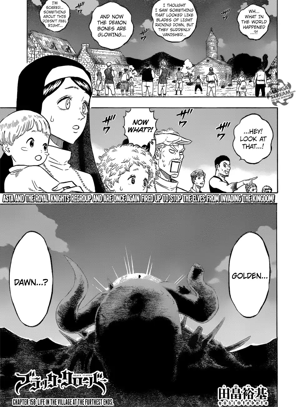 Black Clover Chapter 158: Life In The Village At The Furthest Ends. - Picture 1