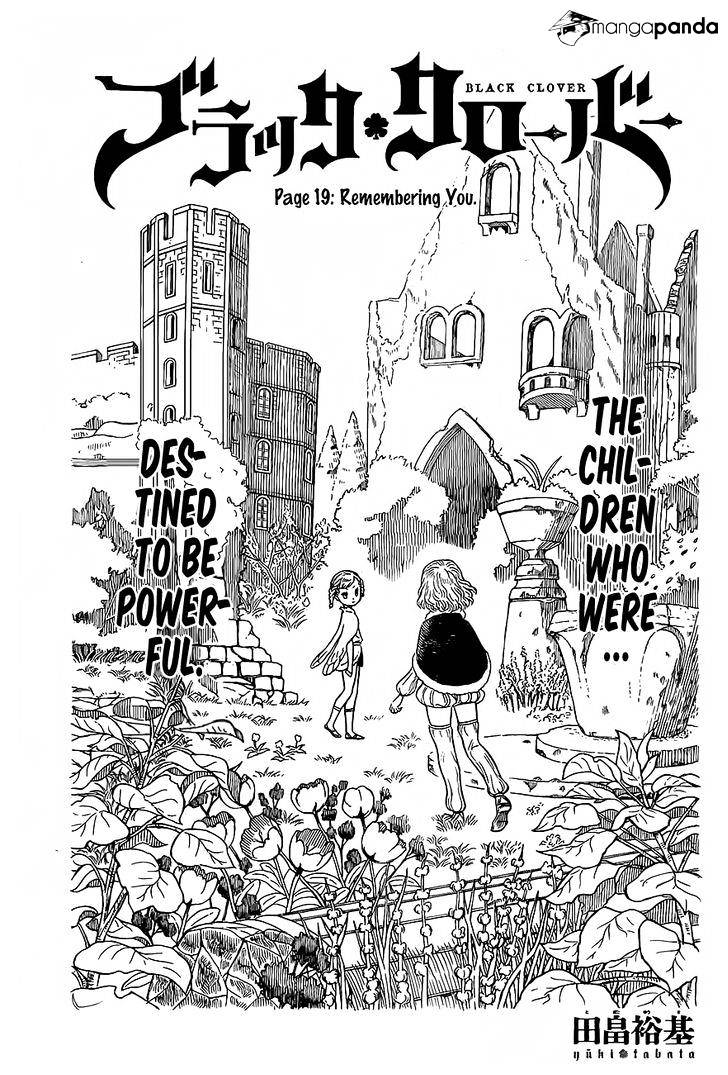 Black Clover Chapter 19 : Remembering You - Picture 2