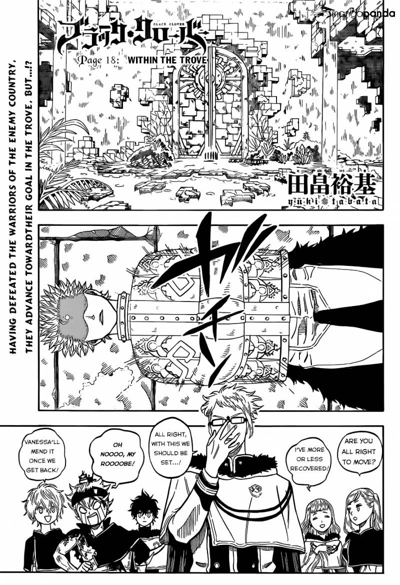 Black Clover Chapter 18 : Within The Trove - Picture 1