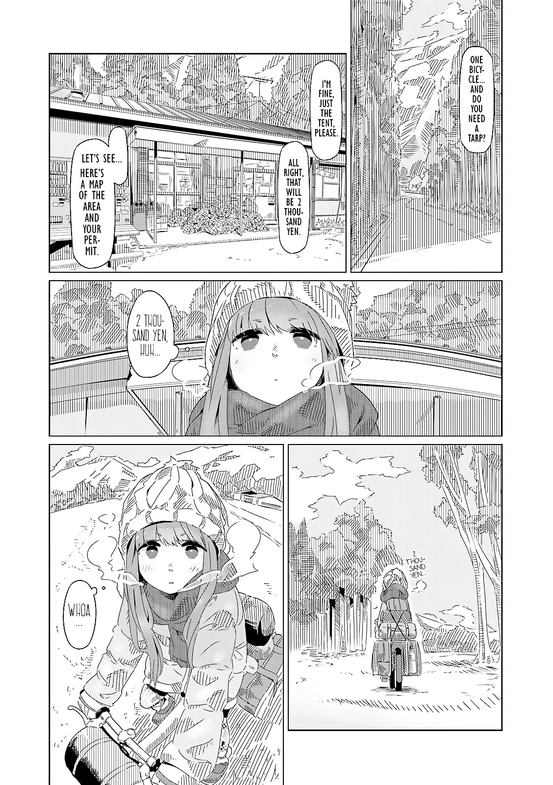 Yurucamp Chapter 3 : She Camps Alone At The Base - Picture 1