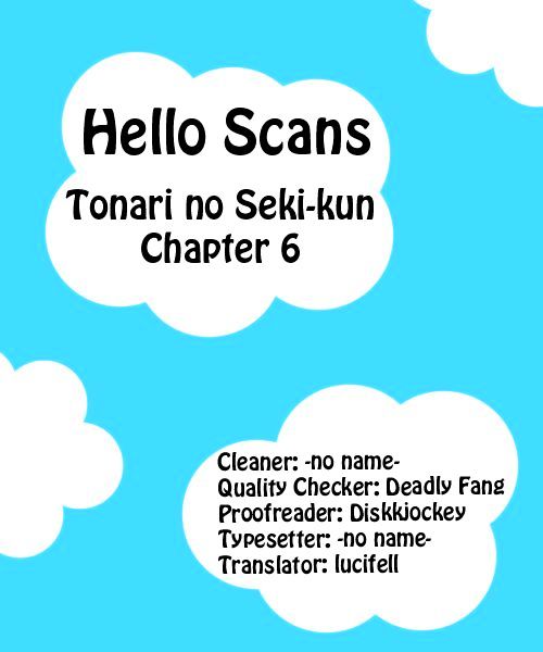 Tonari No Seki-Kun Vol.1 Chapter 6 - Picture 1