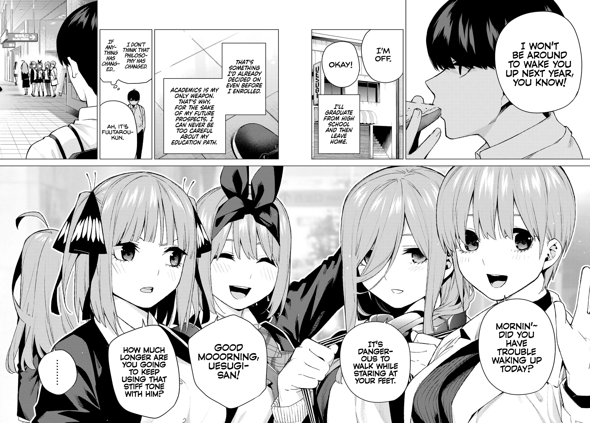 Go-Toubun No Hanayome Chapter 120: Five Years Ago, On A Certain Day - Picture 2