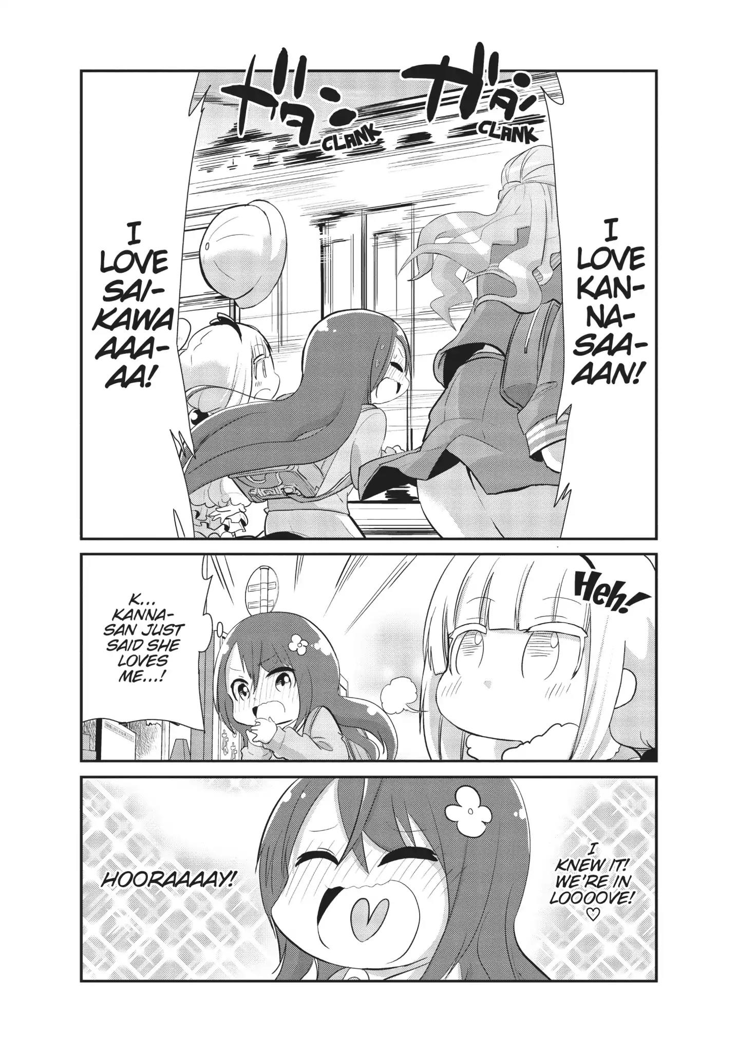 Kobayashi-San Chi No Maid Dragon: Kanna No Nichijou Vol.6 Chapter 60.5: Time For Kanna S Crossing (Crossing Time Crossover) - Picture 2