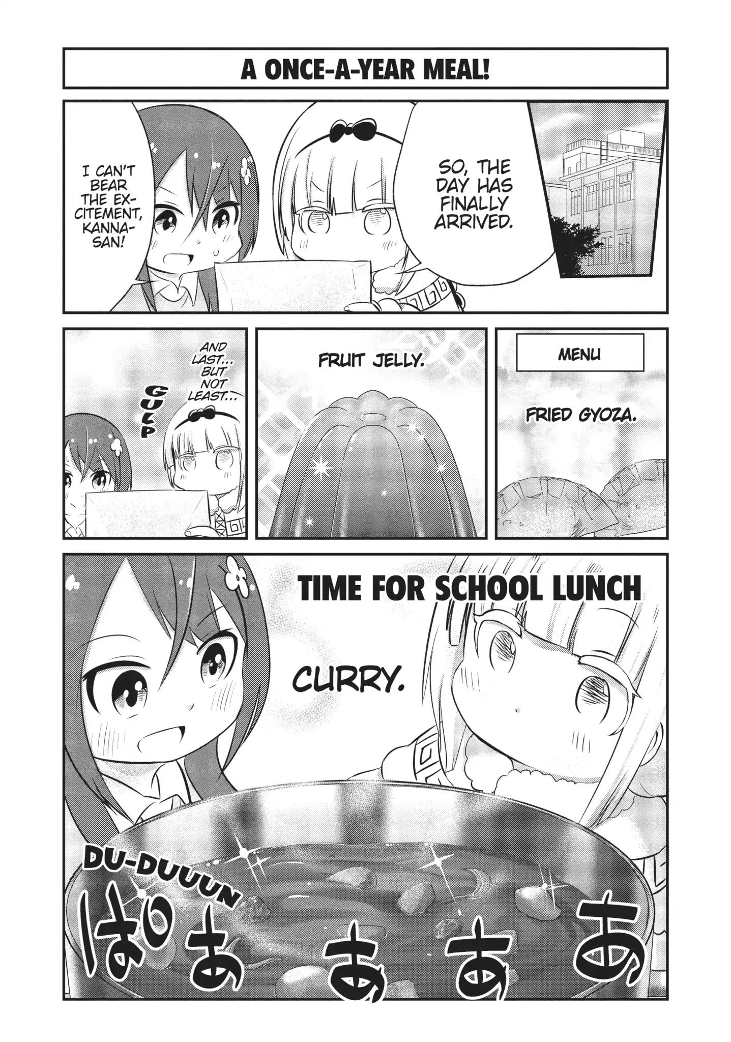 Kobayashi-San Chi No Maid Dragon: Kanna No Nichijou Vol.6 Chapter 56: Time For School Lunch - Picture 1