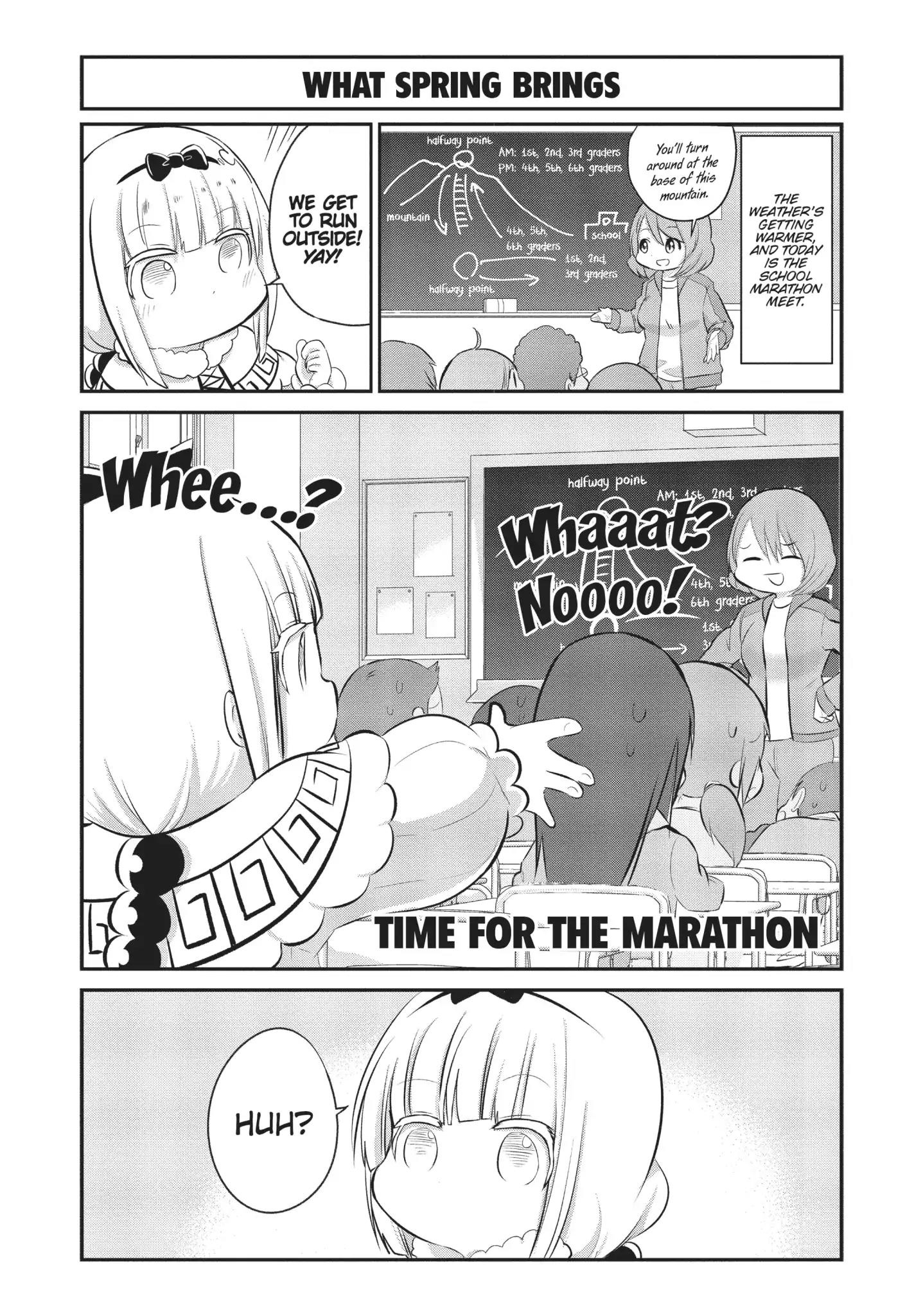 Kobayashi-San Chi No Maid Dragon: Kanna No Nichijou Vol.6 Chapter 54: Time For The Marathon - Picture 1