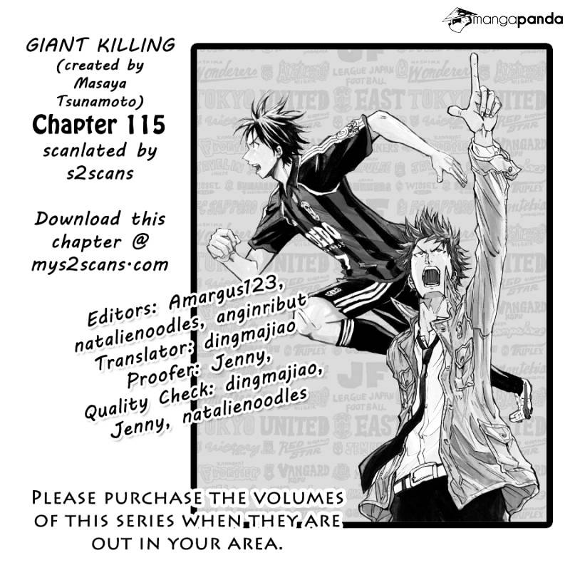 Giant Killing Chapter 115 - Picture 1