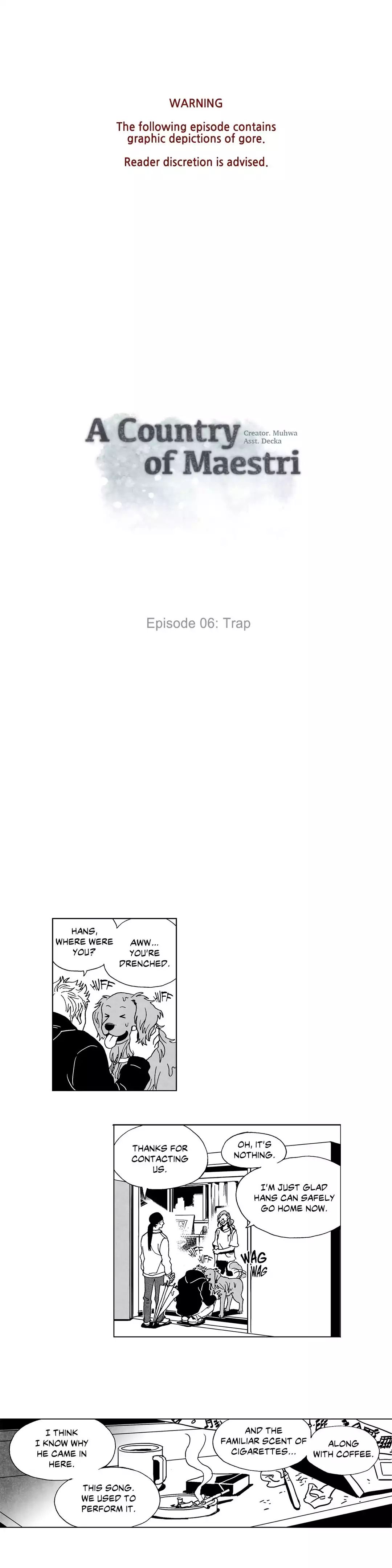 A Country Of Maestri Chapter 81: Episode 6: Trap (2) - Picture 1