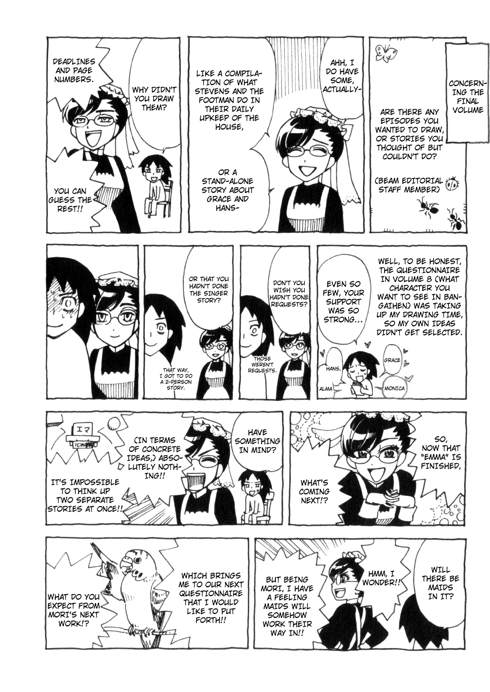 Emma Vol.10 Chapter 72.1: Omake - Picture 2