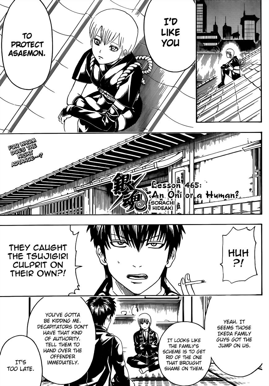 Gintama Chapter 465 : An Oni Or A Human? - Picture 3