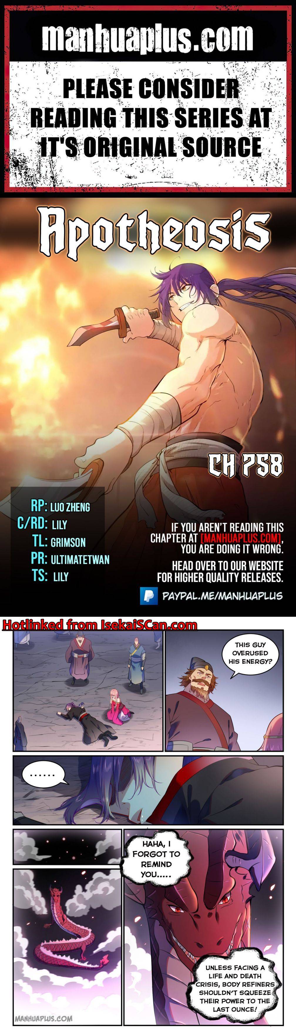 Apotheosis Chapter 758 - Picture 1