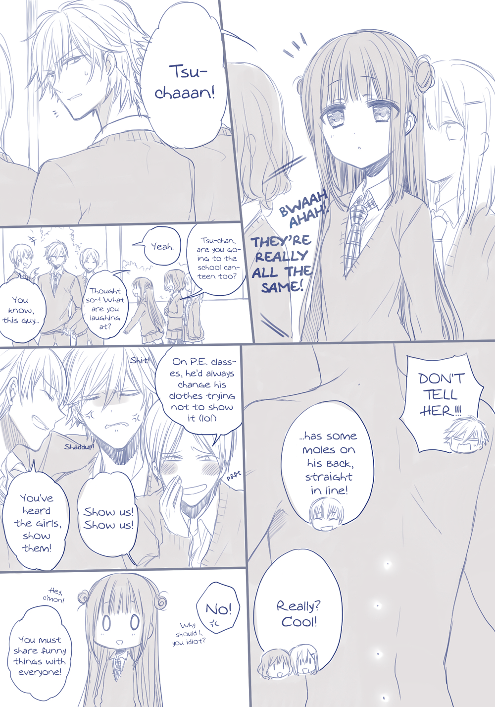 She's Not My Girlfriend! We're Just Childhood Friends - Page 1