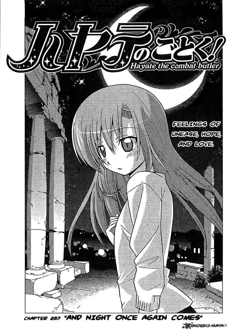 Hayate No Gotoku! Chapter 237 : And Night One Again Comes - Picture 1