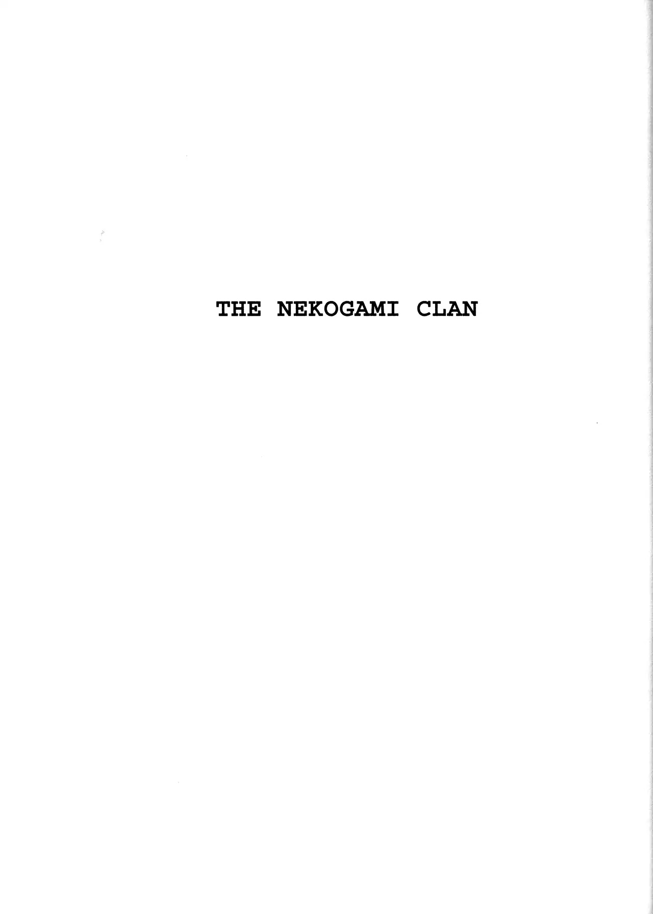 Black Jack Vol.16 Chapter 8: The Nekogami Clan - Picture 1