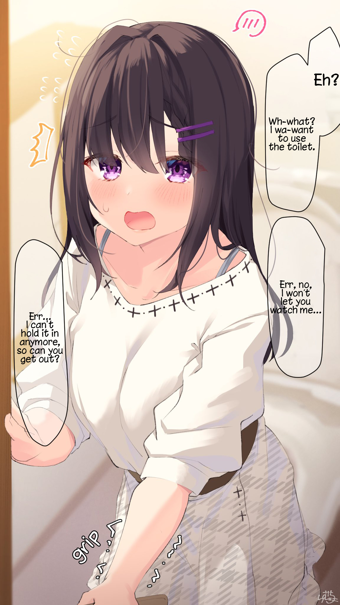 I Want Your Underwear! Chapter 11: Blocking Chapatsu-Chan At The Toilet - Picture 1