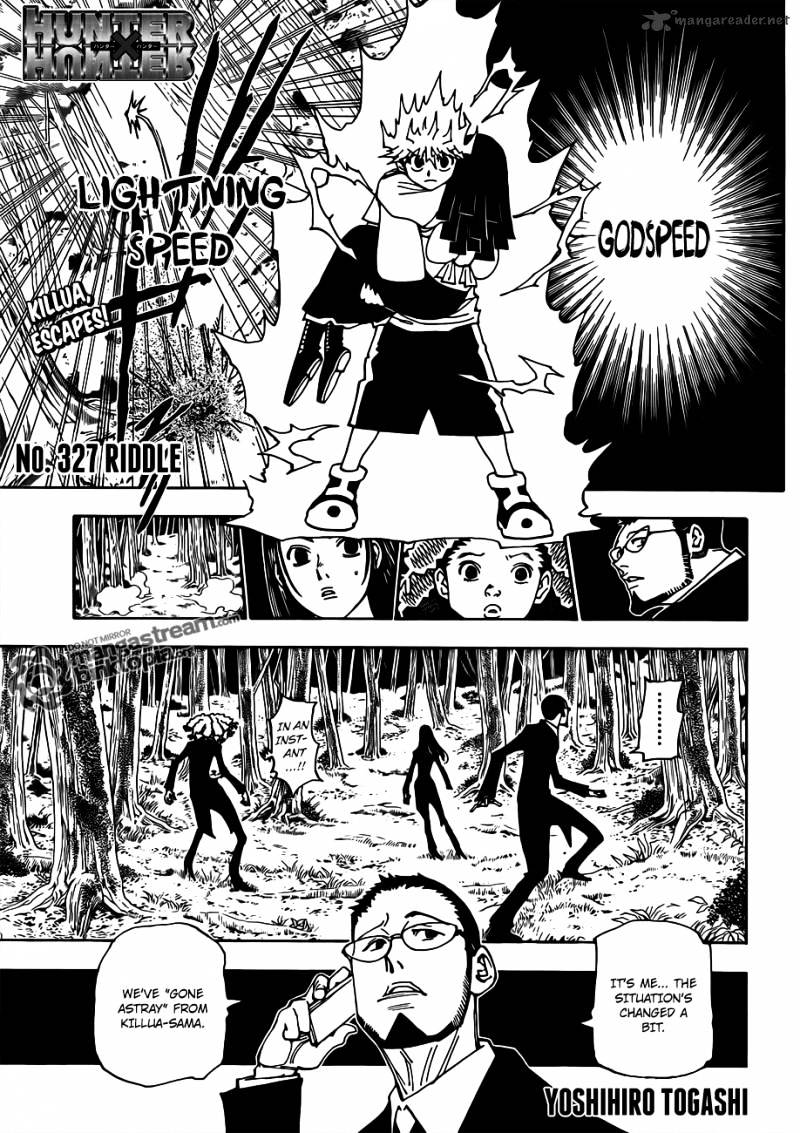 Hunter X Hunter Chapter 327 : Riddle - Picture 1