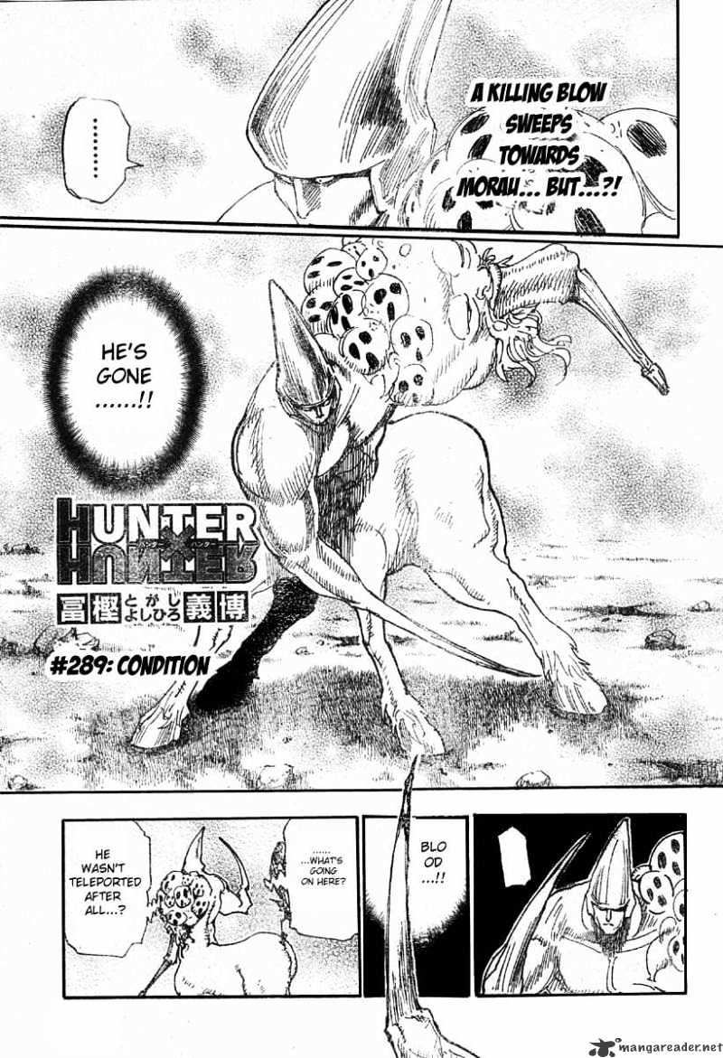 Hunter X Hunter Chapter 289 : Condition - Picture 2