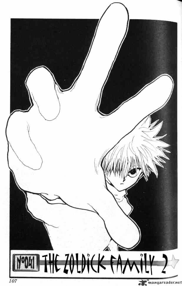Hunter X Hunter Chapter 41 : The Zoldick Family 2 - Picture 2