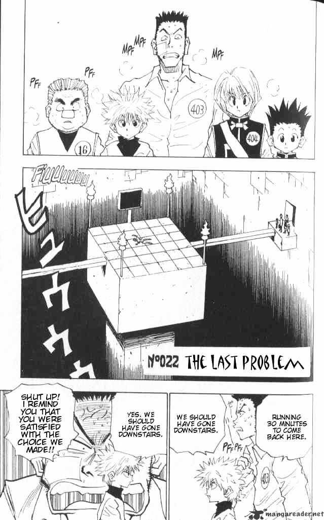 Hunter X Hunter Chapter 22 : The Last Problem - Picture 2