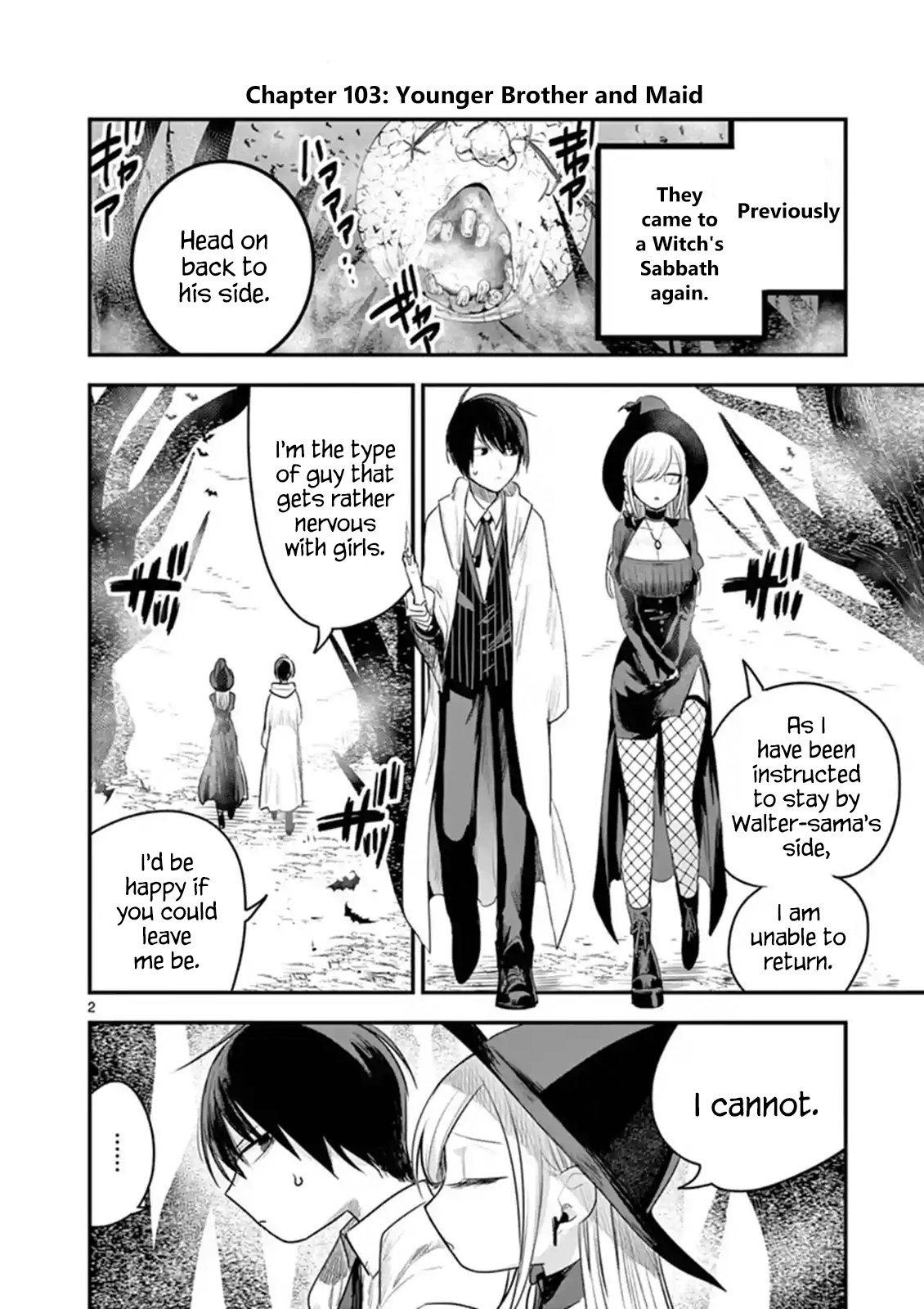 The Duke Of Death And His Black Maid Vol.7 Chapter 103: Younger Brother And Maid - Picture 2